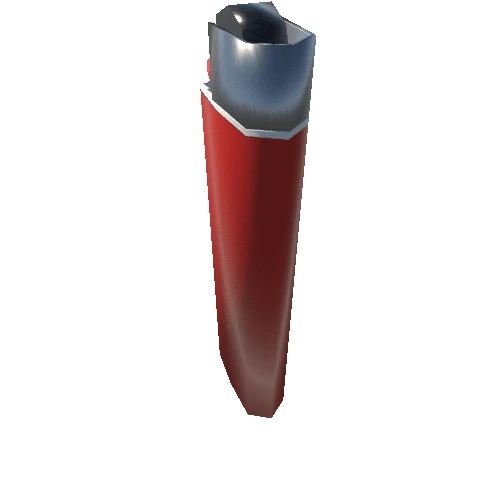Low Poly Red Lighter
